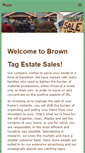 Mobile Screenshot of browntagestatesales.com